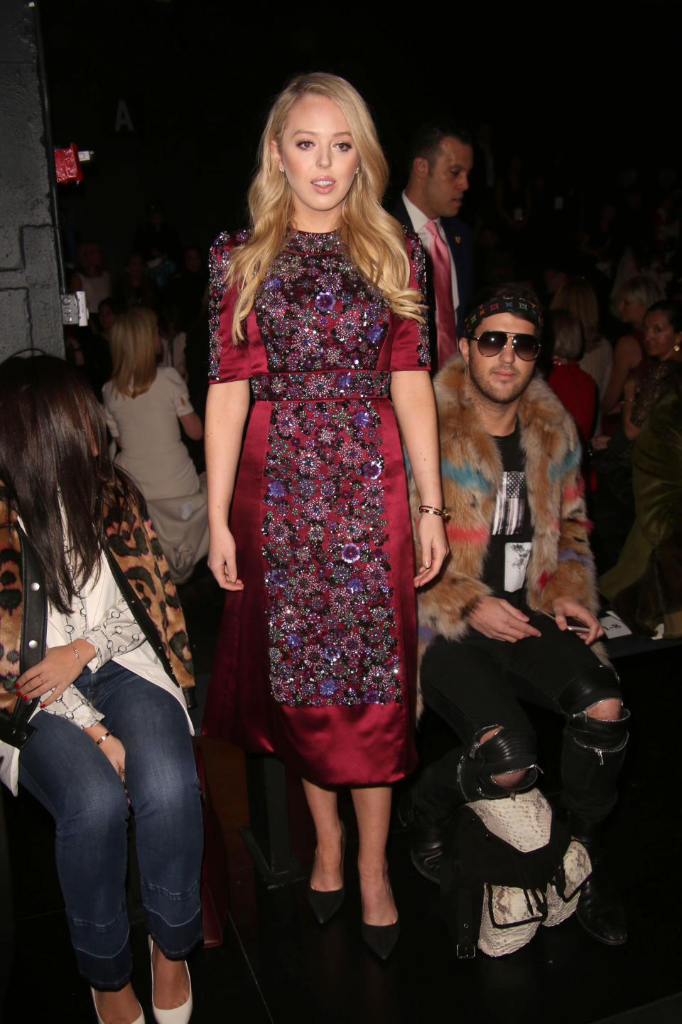 Tiffany Trump attends Dennis Basso’s Fall 2017 runway show at New York Fashion Week in 2017. - Credit: ZUMA Press / MEGA