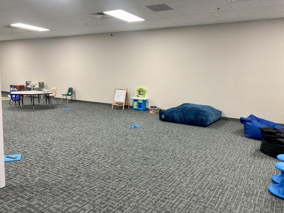 North Arrow ABA Autism Services' new location at 910 Spring St. has a large main area for clients to work with their technicians.