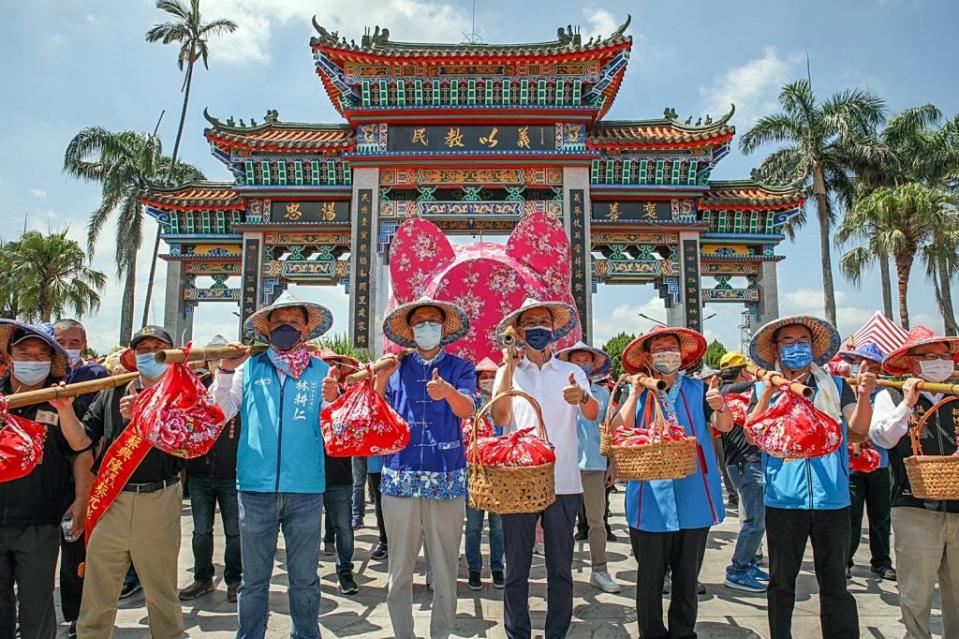 國民黨桃竹竹苗參選人首度會師張善政：團結打贏年底選戰。（張善政辦公室提供）