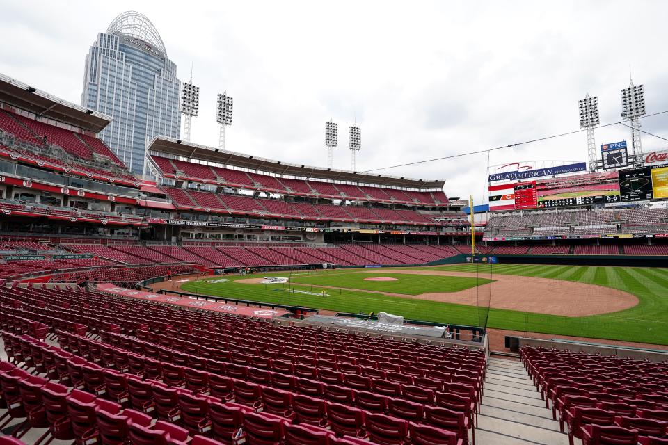 Great American Ball Park hosts Cincinnati Reds home games, as well as other large events, like the Pink concert taking place Wednesday.