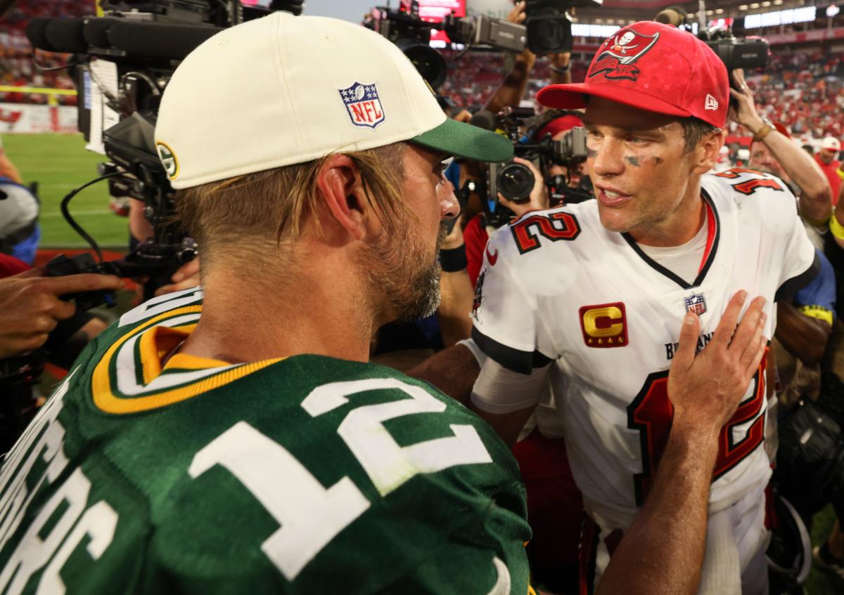 Tom Brady on Green Bay Packers QB Aaron Rodgers: 'I hope he doesn