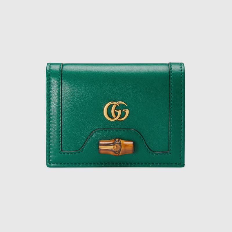 綠色竹節錢包 source：Gucci