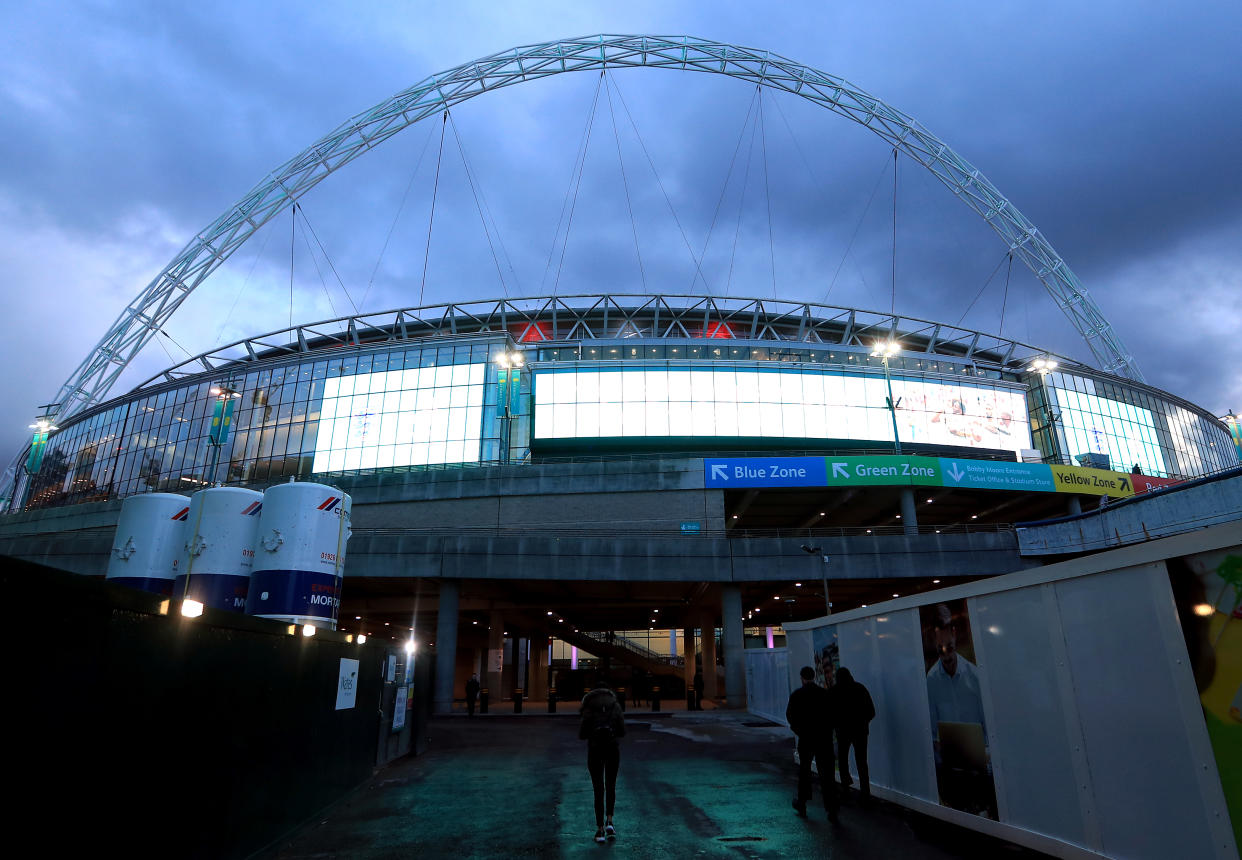 Wembley stadium. Photo: Mike Egerton/PA Wire/PA Images 