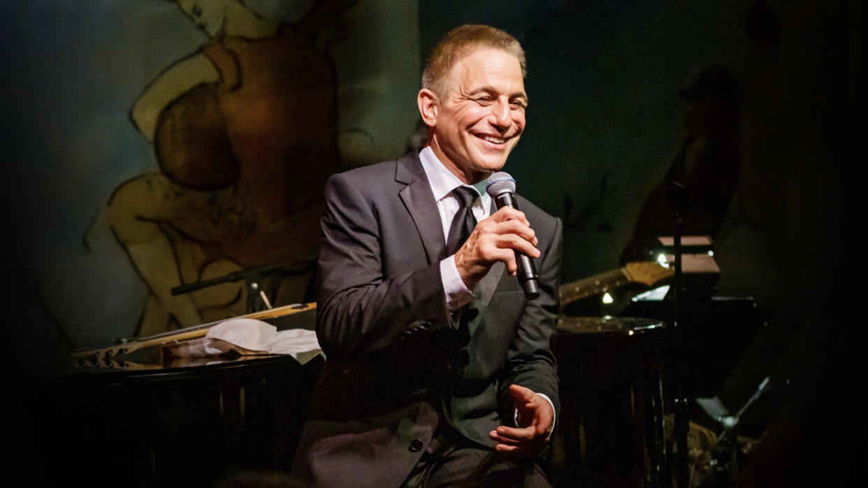 Tony Danza performing in his "Standards & Stories" variety show