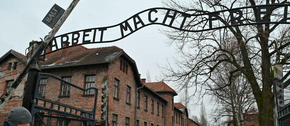 Alors qu’une jeune femme venue visiter Auschwitz s’est mise en scène souriante sur les rails de l’ancien camp de concentration, le Mémorial a appelé les visiteurs à faire preuve de décence.  - Credit:ARTUR WIDAK / ANADOLU AGENCY / Anadolu Agency via AFP