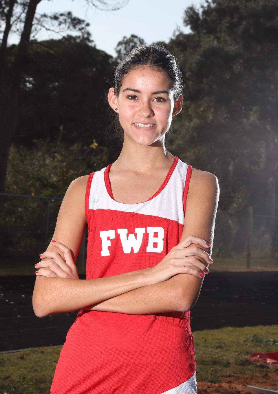 Fort Walton Beach cross country standout Belicia O'Grady is the girls cross country runner of the year.  