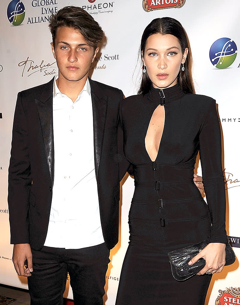 Anwar and Bella Hadid