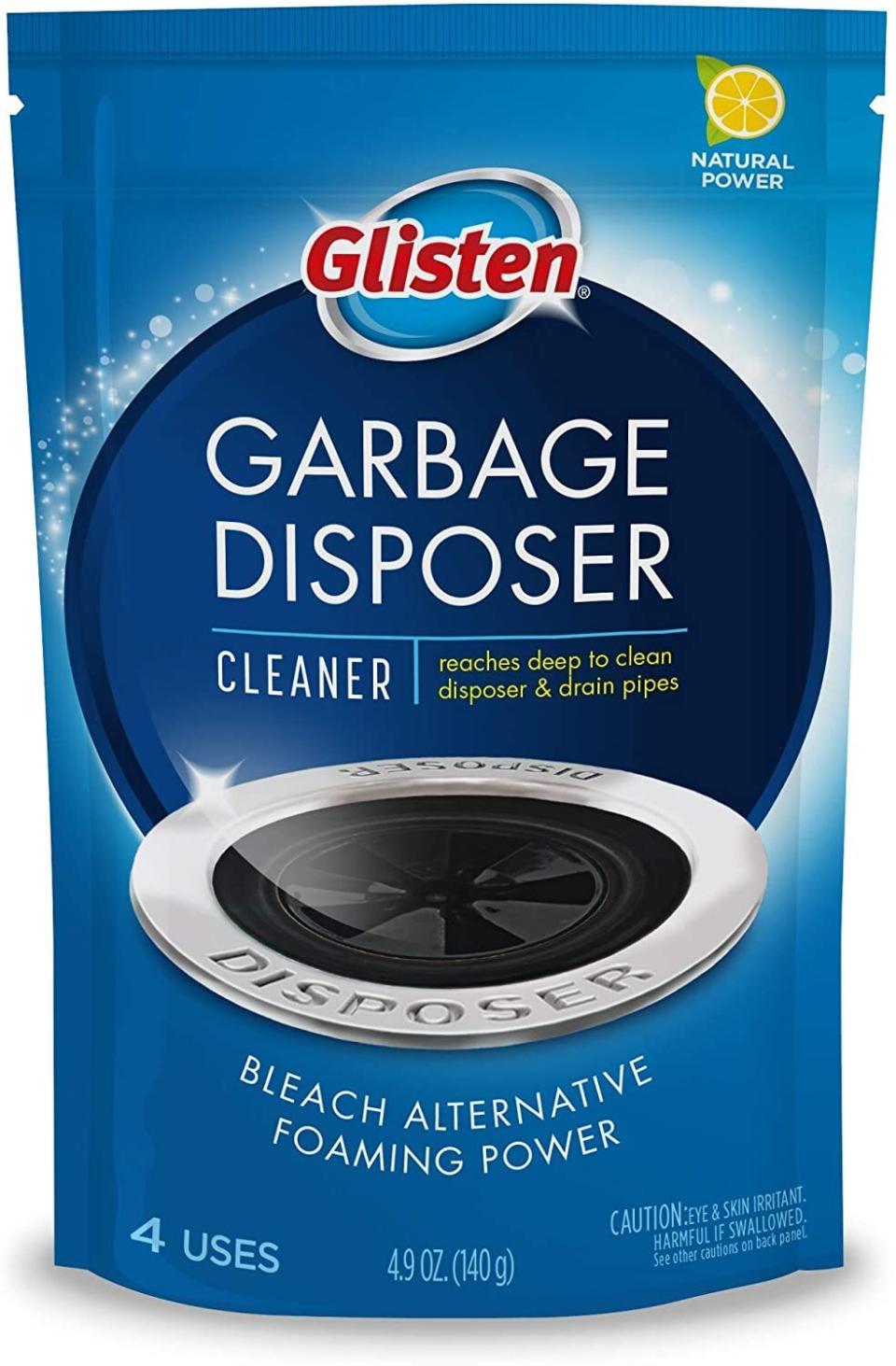 They'll bring up all the gunk so you don't have to. It's gonna get GROSS but you can get through it to the much cleaner side. It freshens and leaves disposer, sink, and kitchen smelling clean. Use weekly to maintain a smooth running disposer, prevent build-up and odors, and extend the life of the disposer.<br /><br /><strong>Promising review:</strong> "It actually worked! So my kitchen started smelling a bit and I figured it was my garbage disposal, so I bought this and <strong>it was so easy to use</strong>. You just drop a packet inside the disposal, turn on your sink with a little bit of hot water and turn on your disposal, and after a couple of minutes it should be clean. I figured it was my disposal because my kitchen doesn't have that funky smell anymore." &mdash; <a href="https://www.amazon.com/gp/customer-reviews/R3O3LSAVYHB4AI?ASIN=B002E37158&amp;ie=UTF8&amp;linkCode=ll2&amp;tag=huffpost-bfsyndication-20&amp;linkId=28a89f29a6322d31ff734913d40f87db&amp;language=en_US&amp;ref_=as_li_ss_tl" target="_blank" rel="noopener noreferrer">Max Power</a><br /><br /><strong><a href="https://www.amazon.com/dp/B002E37158?&amp;linkCode=ll1&amp;tag=huffpost-bfsyndication-20&amp;linkId=e2faea3b63678b0316cc220f6667c23c&amp;language=en_US&amp;ref_=as_li_ss_tl" target="_blank" rel="noopener noreferrer">Get a pack of four from Amazon for $3.98.</a></strong>