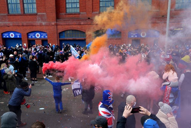 Rangers fans – Ibrox Stadium