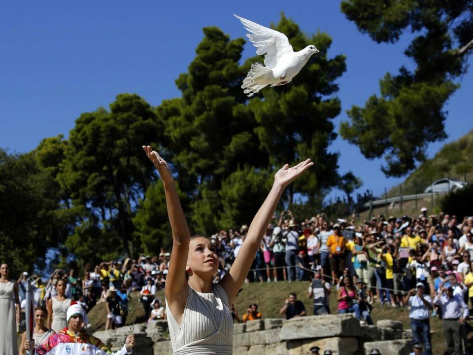 Dove Flying