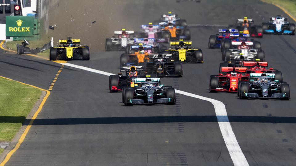 Daniel Ricciardo had a nightmare. (Photo by Stephen Blackberry/Action Plus via Getty Images)