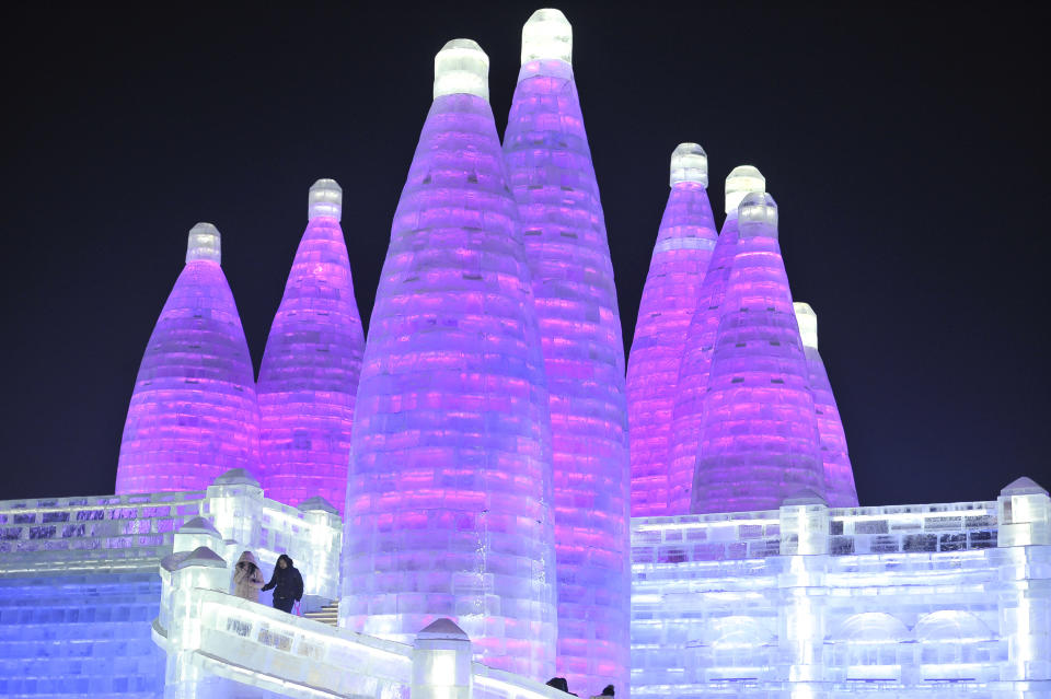 <p>With its long exhibition period (60 to 70 days), high quality, new content, large scale and variety of entertainment, the expo is also known as “the world’s largest ice and snow carnival.” (Photo: Tao Zhang/Getty Images) </p>