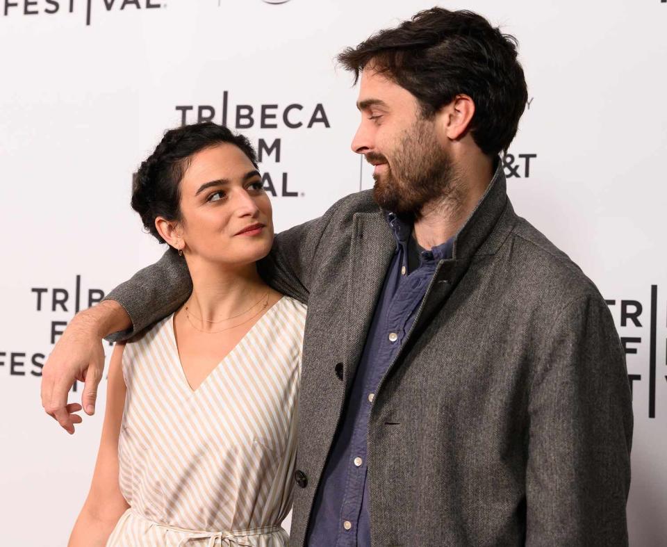 Jenny Slate and Ben Shattuck attend the 'Earth Break: A Few Suggestions For Survival, With Additional Hints And Tips About How To Make Yourself More Comfortable During The Alien Apocalypse' screening during the 2019 Tribeca Film Festival at SVA Theater on May 04, 2019 in New York City