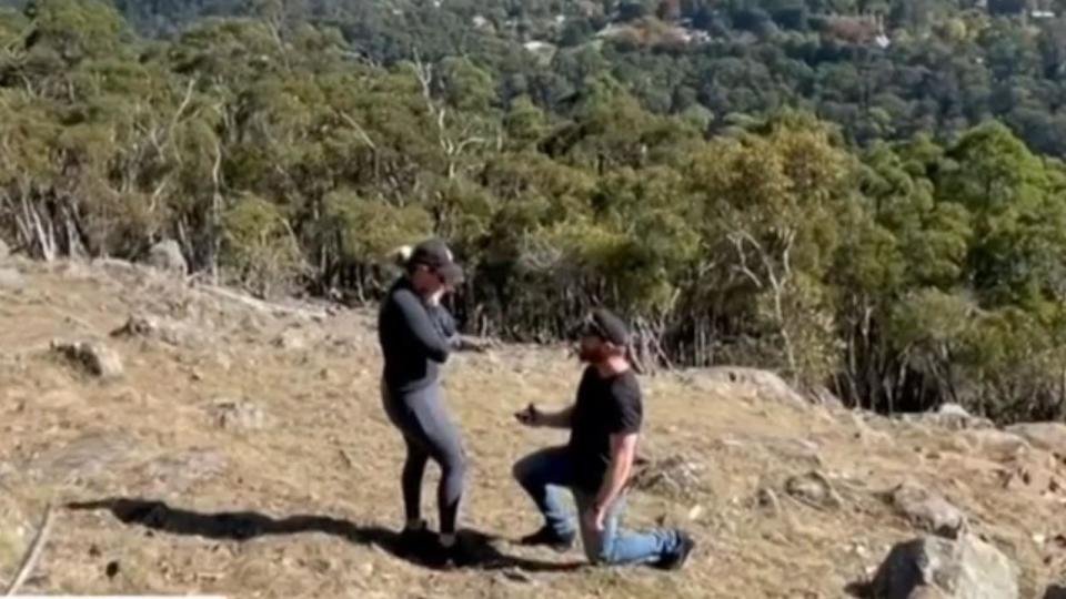 Teegan Dolling recently got engaged. Picture: 7NEWS