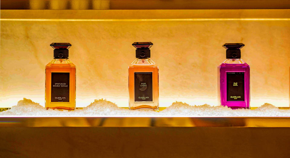Guerlain's L’Art & La Matiere Fragrance collection is on display at The Breakers.