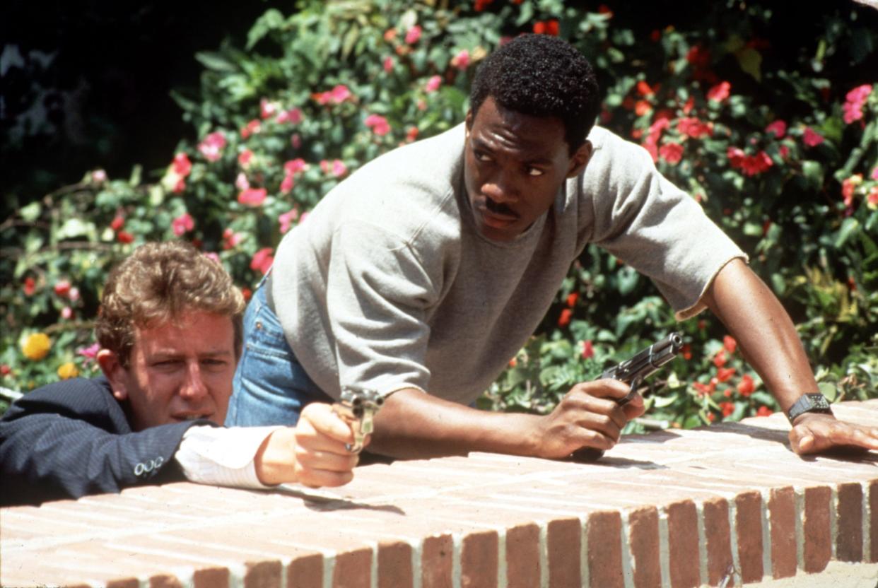 Judge Reinhold, left, and Eddie Murphy in 1984's original "Beverly Hills Cop."