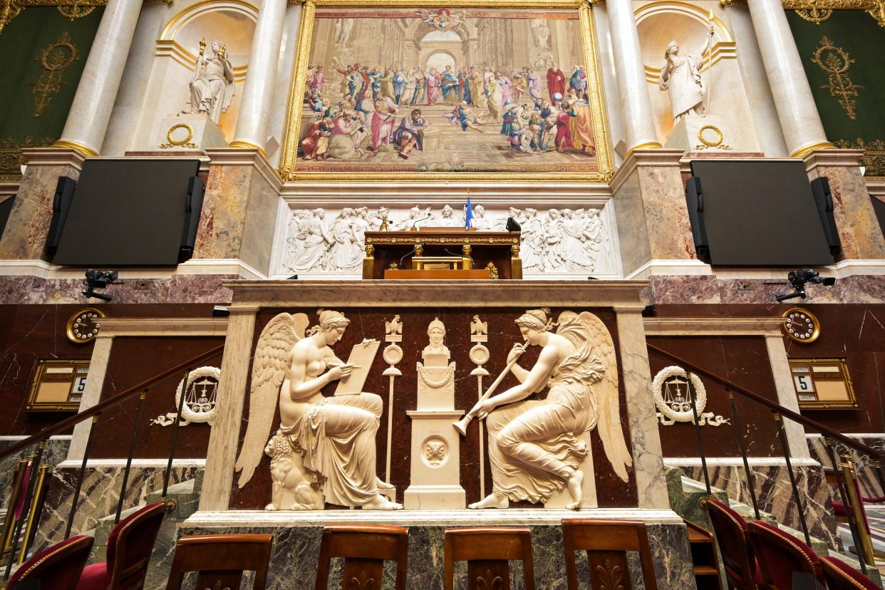 Le poste de président de l'Assemblée nationale sera très convoité (Photo by Bertrand GUAY / AFP)