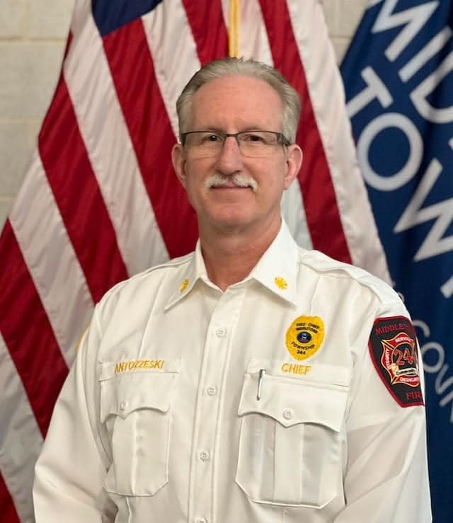 Mark Antozzeski is Middletown's first career fire chief.