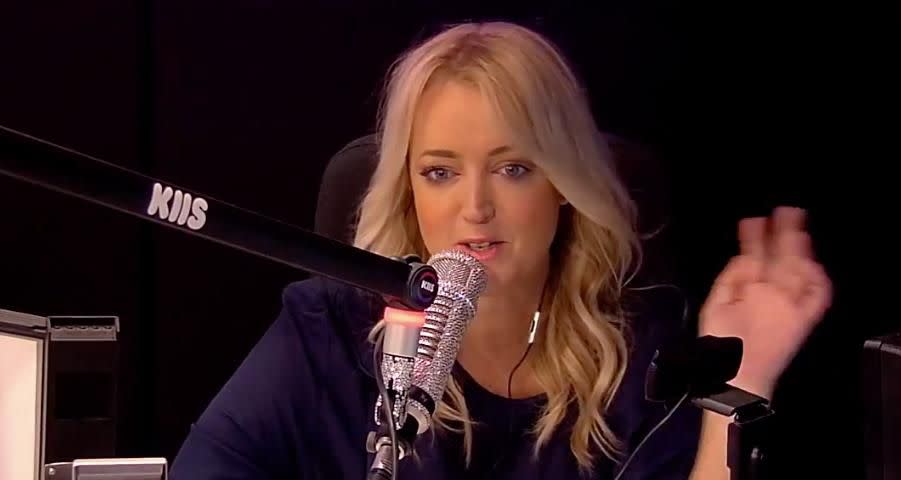 Jackie wouldn't answer the question as to who she thought was more funny Marty or Kyle. Source: KIIS FM