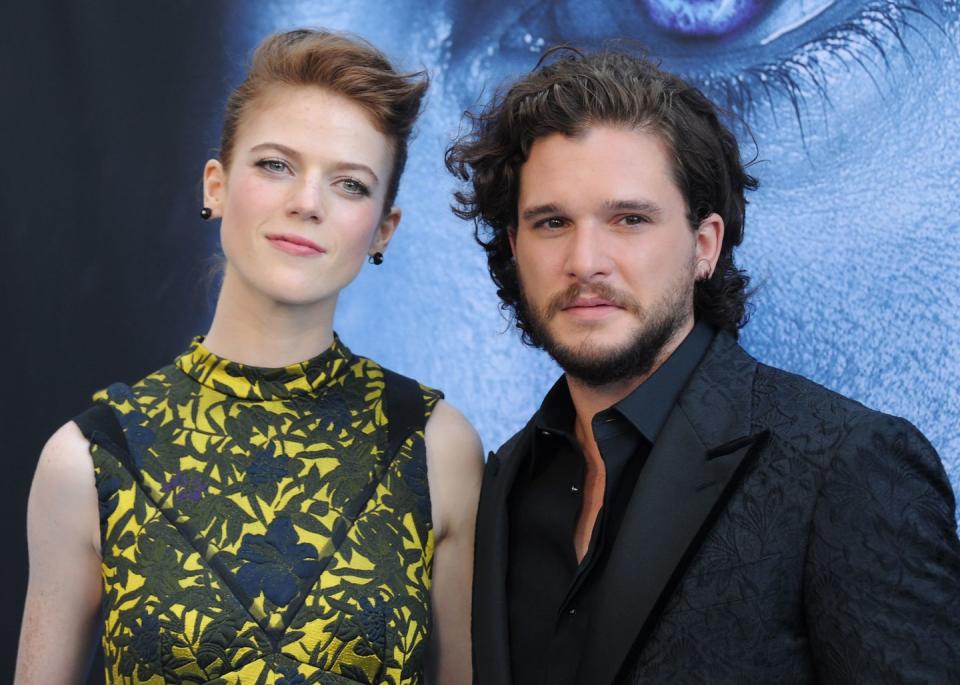 rose leslie and kit harington