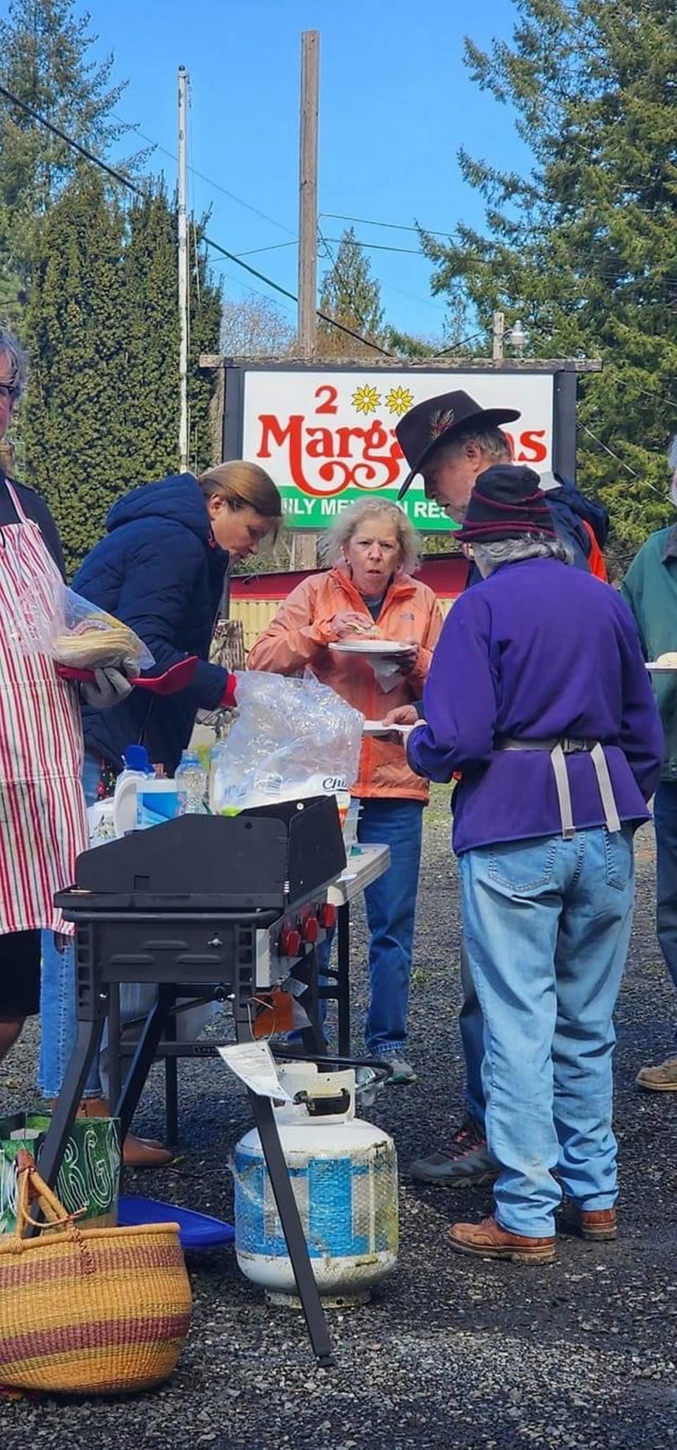 Key Peninsula residents line up for free tacos after an April fools prank said 2 Margaritas opened their doors.