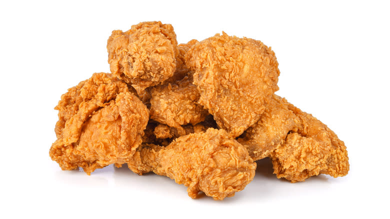 pile of fried chicken