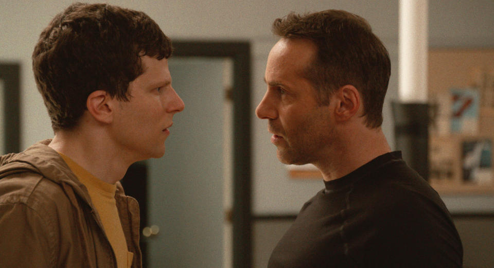 Jesse Eisenberg and Alessandro Nivola in 'The Art of Self-Defense' (Photo: Bleecker Street Media / courtesy Everett Collection)