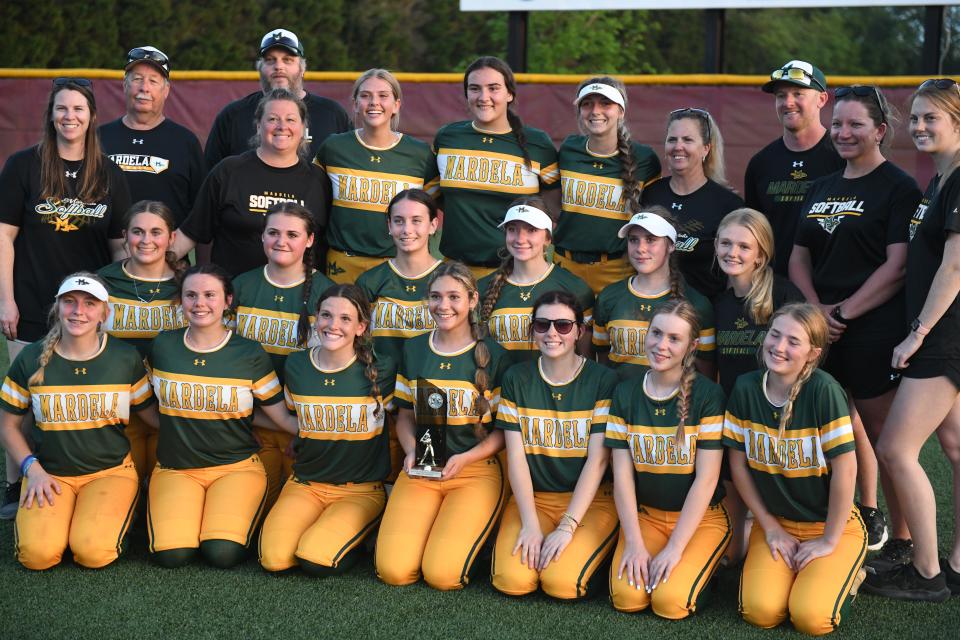 The Mardela Warriors defeated North Dorchester 4-0 on May 9, 2024 to win their second consecutive Bayside Softball Championship.