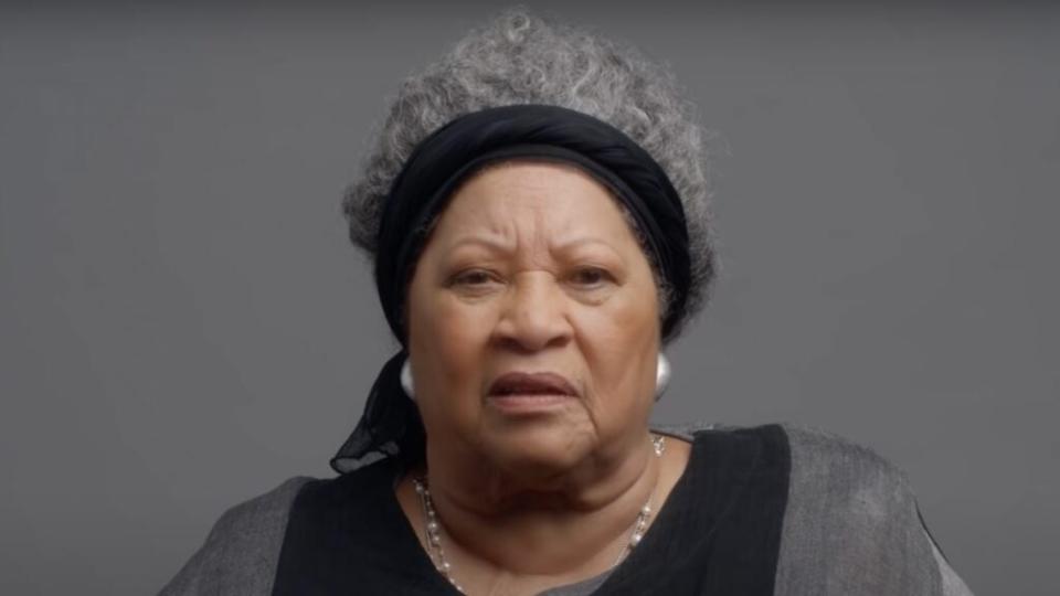 Toni Morrison in her documentary "Toni Morrison: The Pieces That I Am"