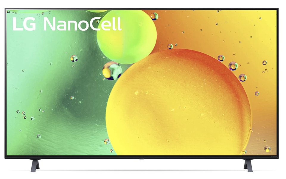 LG Nano75 NanoCell Series 43” Alexa Built-in 4K Smart TV (photo via Amazon)