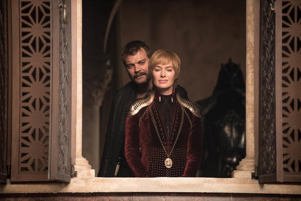 Cersei Lannister and Euron Greyjoy in King's Landing