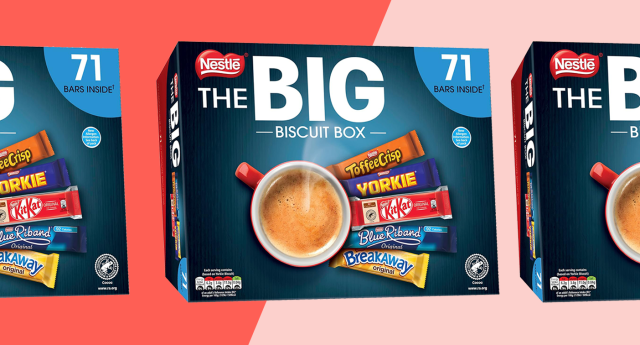 This great value biscuit box is an ideal Blue Monday pick-me-up