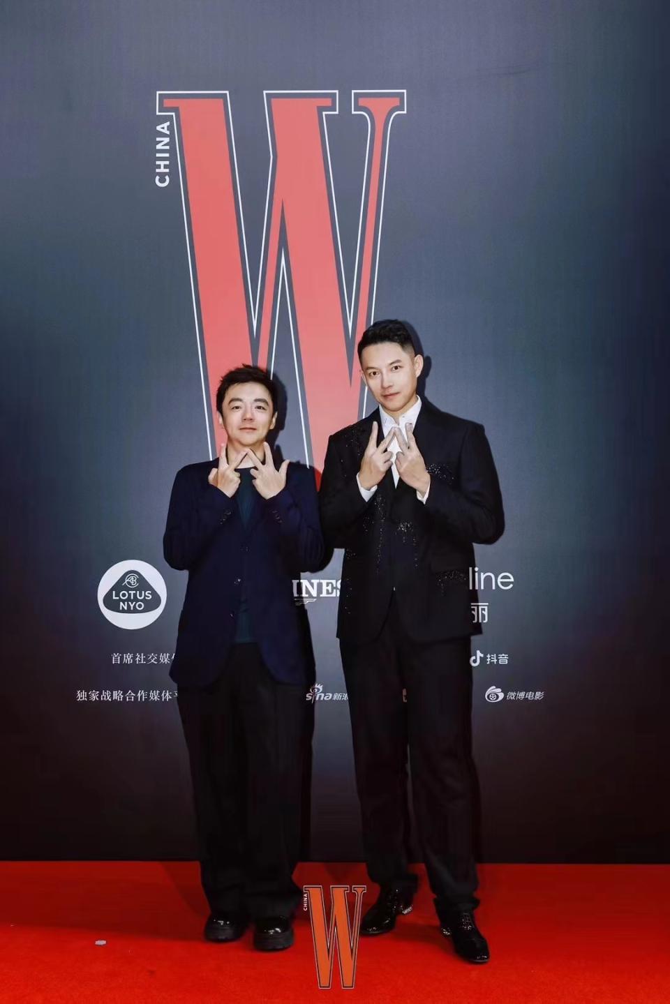 Mix Wei and Alex Sun at W Annual Gala.