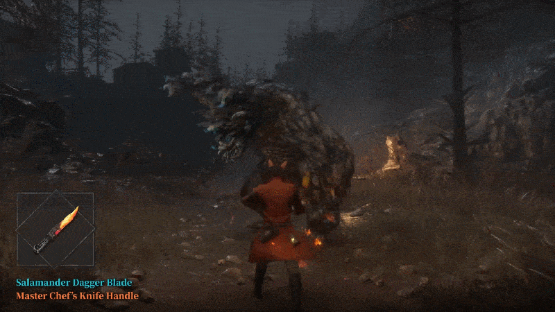 A gif shows a variety of weapons being wielded in Lies of P.