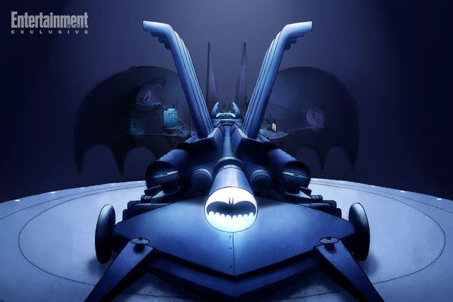 Amazon Studios The Batmobile in 'Merry Little Batman'