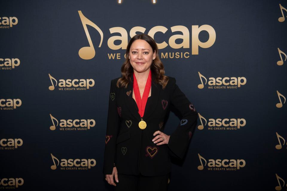 Hillary Lindsey stands for a photo during the annual ASCAP Awards at SoHo House  in Nashville , Tenn., Monday, Nov. 7, 2022.