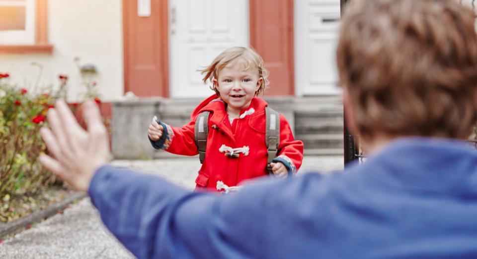 Spending time with each parent, if joint custody has been agreed, is important during a divorce (Getty)