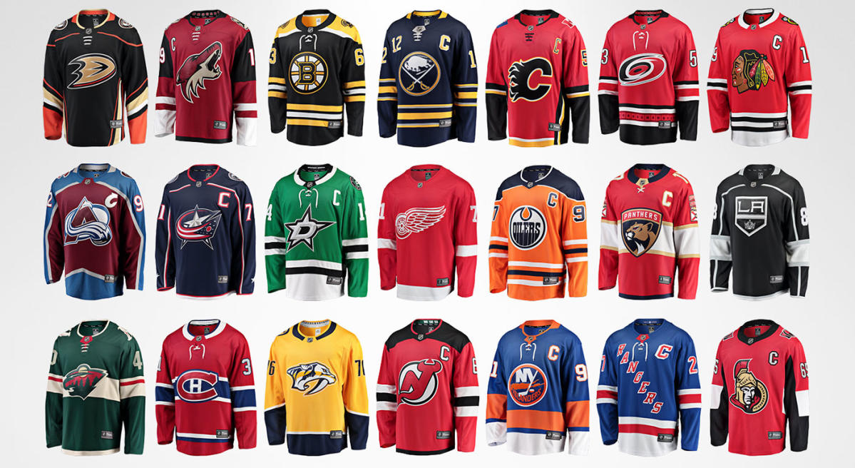 Fanatics launches new NHL replica jerseys Yahoo Sports