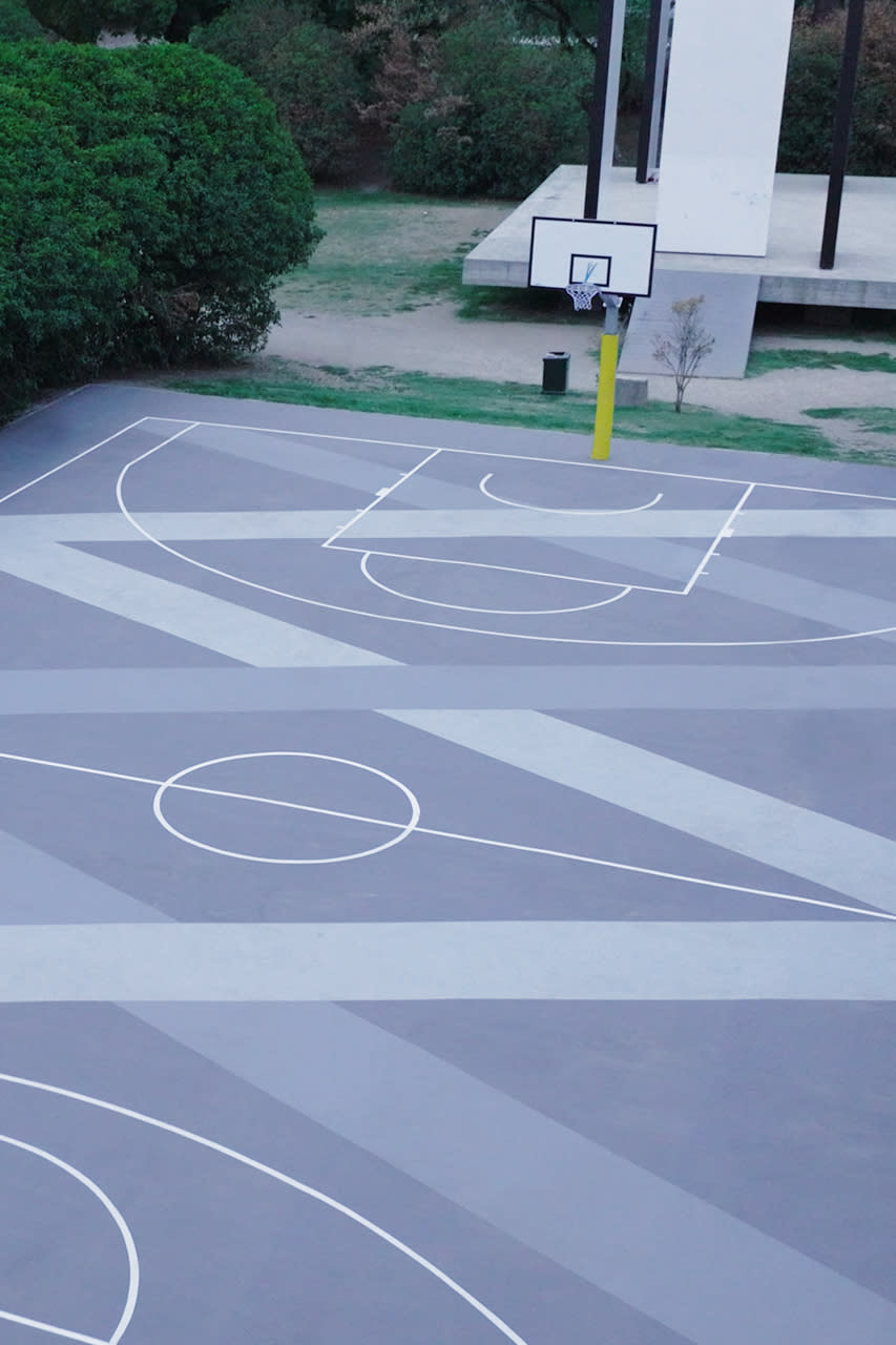 Armani Exchange Breathes New Life Into Forgotten Milanese Neighborhood  Basketball Courts