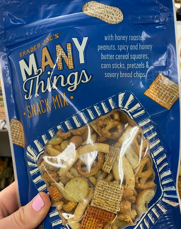 A bag of Many Things Snack Mix