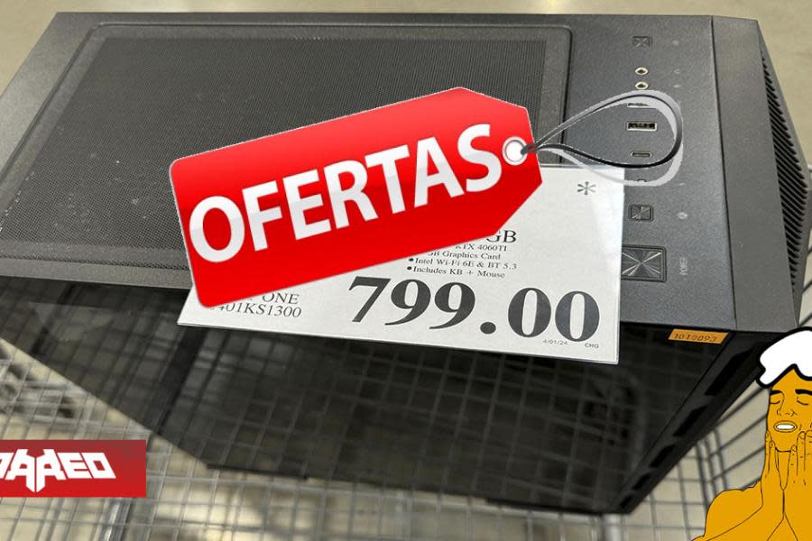 Jugador fue a comprar leche y huevos, y terminó comprando un PC Gamer en oferta a $800 dólares que en realidad valía más de $1.300 