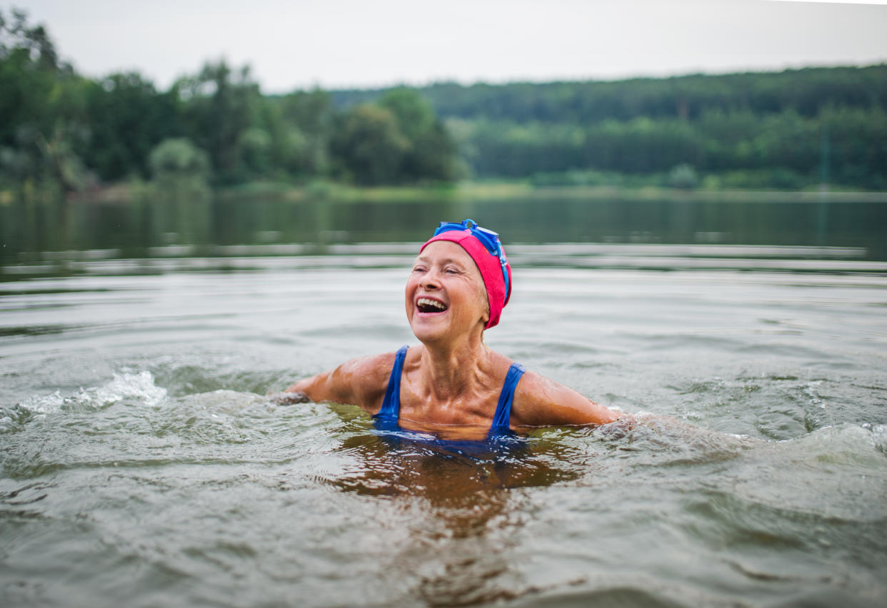 Wild swimming is thought to help boost mood. (Getty Images)