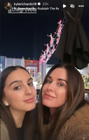 <p>Kyle Richards/ Instagram</p> Kyle Richards and her daughter Alexia Umanksy