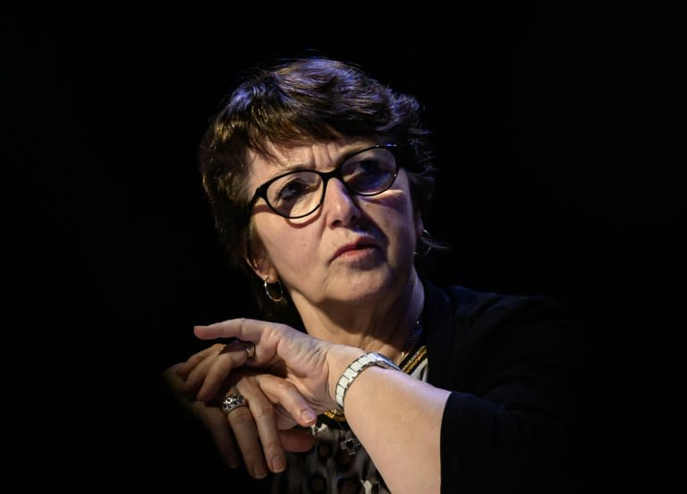 Christiane Lambert, le 30 mars 2023 à Angers (LOIC VENANCE)