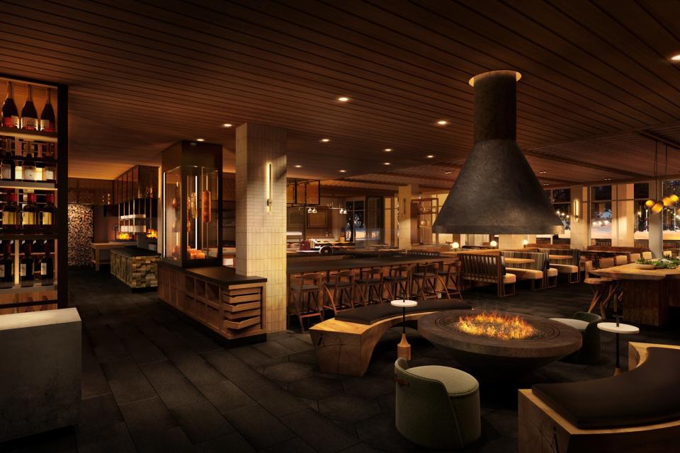 Appellation Hotel renderings of lobby restaurant