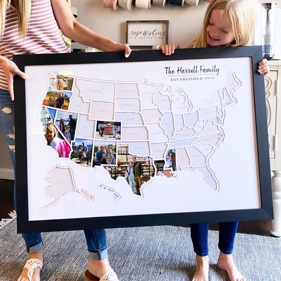 Personalized USA Photo Map