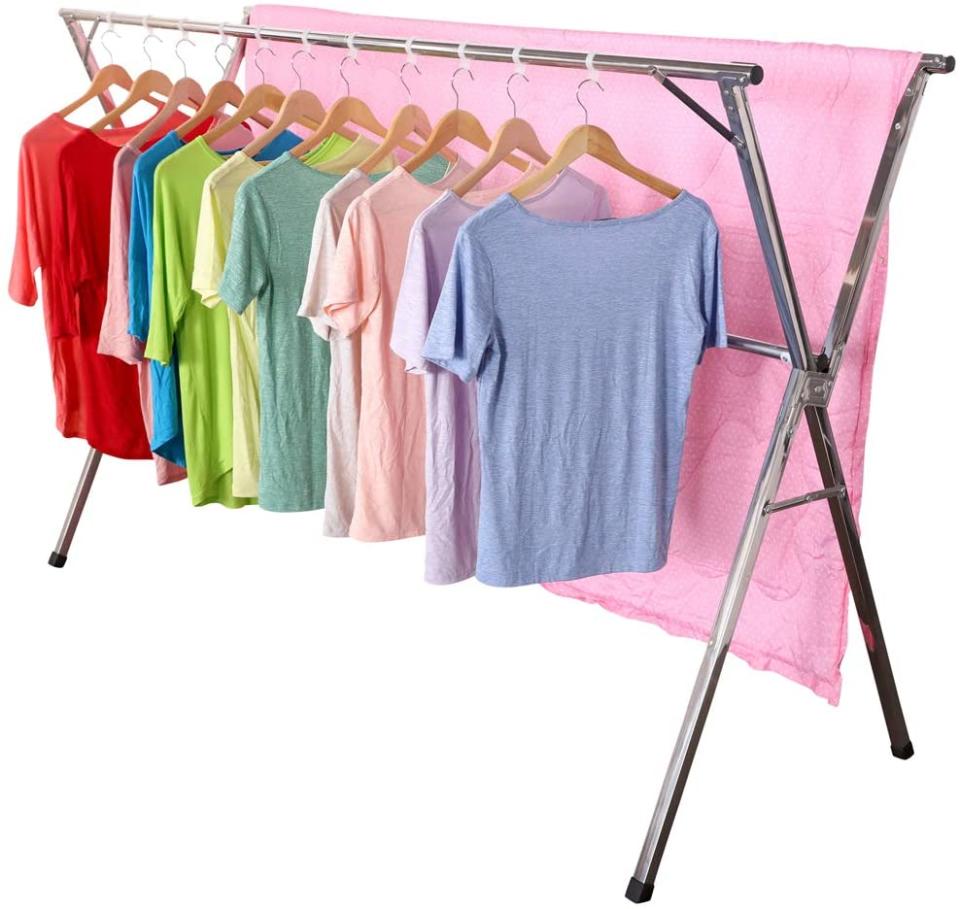 clothes drying rack Exilot Heavy Duty Stainless Steel Laundry Drying Rack