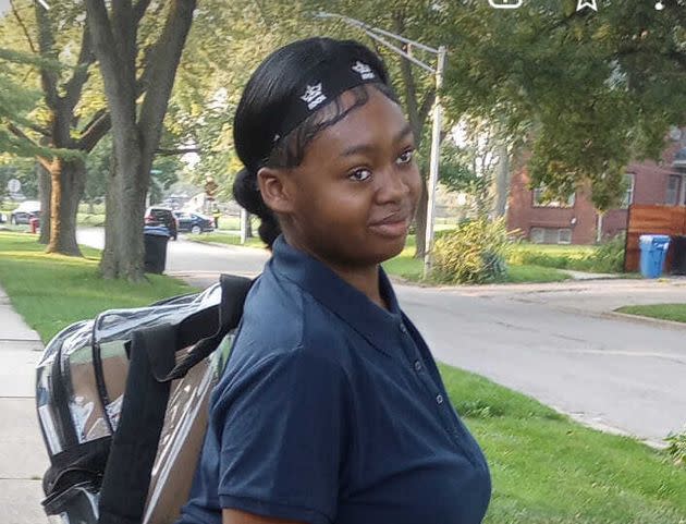 A photo of Amarise Parker was posted on her mother's Facebook page.