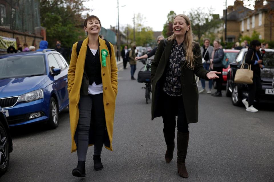 Sian Berry was Green Party co-leader from 2018 to 2021 (Getty)