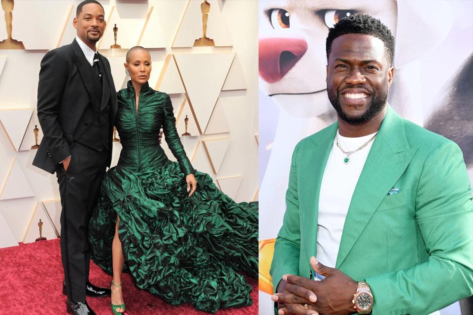 Mezcalent / Getty Images        Will Smith, Jada Pinkett Smith, Kevin Hart   